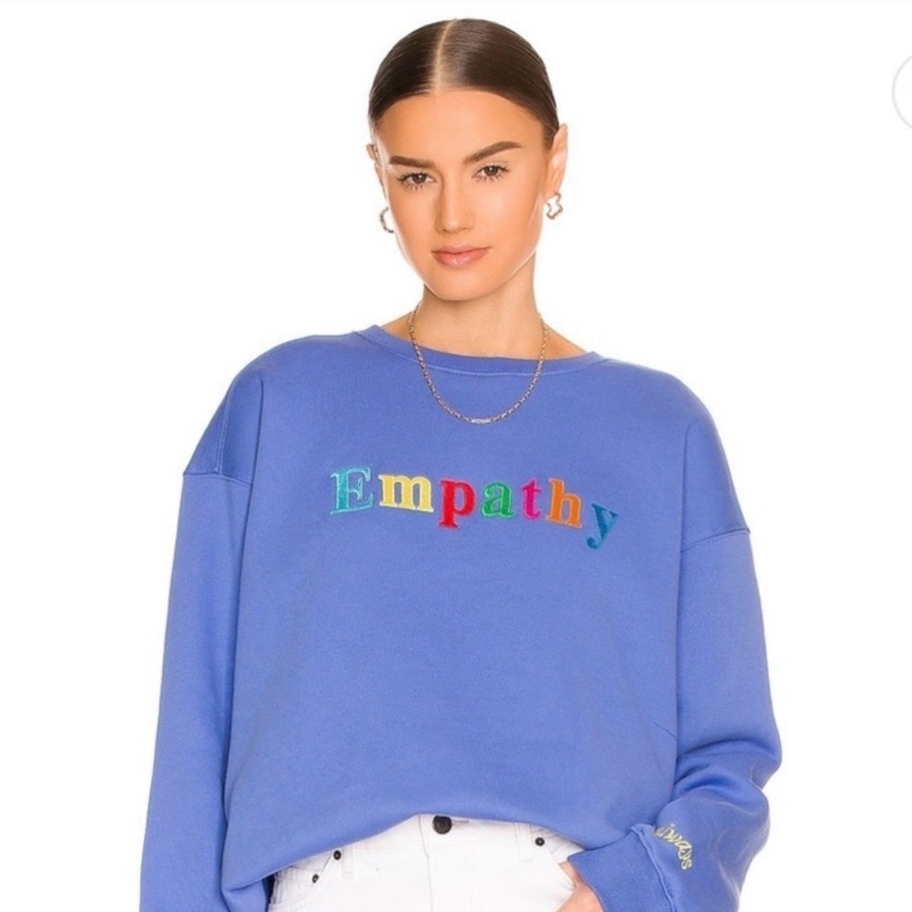 Blue Empathy Sweatshirt from Revolve
